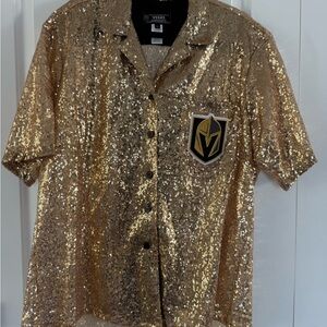 Gold Sequin VGK Men’s Shirt